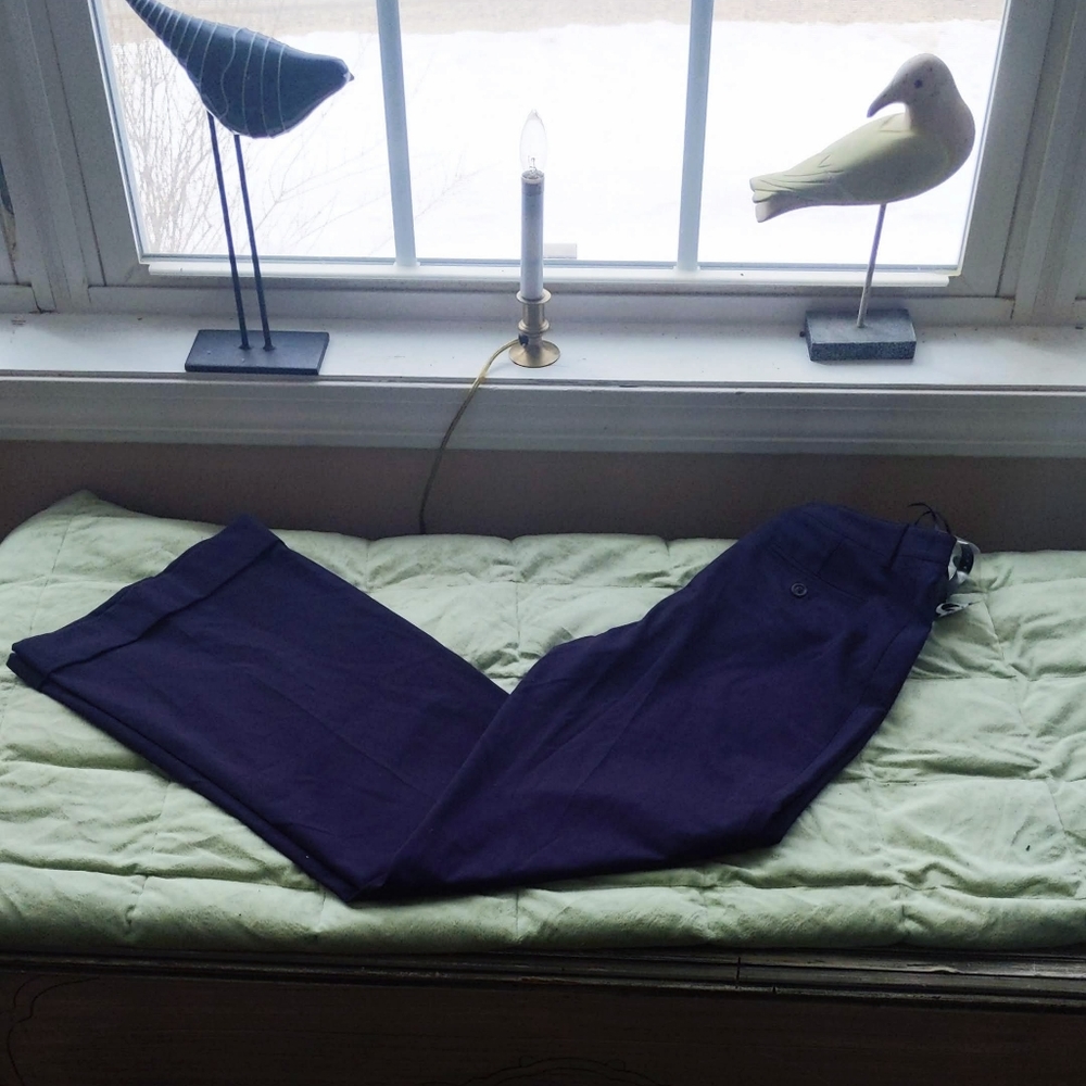 Nine west deep purple cuffed slouch size 4